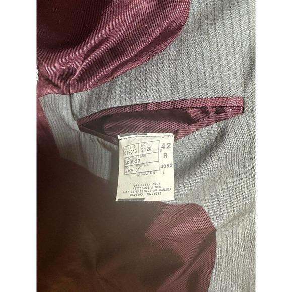 Saks Fifth Avenue Mash CT 42R Blazer 100% Wool‎ - Picture 6 of 9